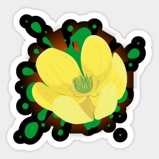 Yellow Tulip Sticker